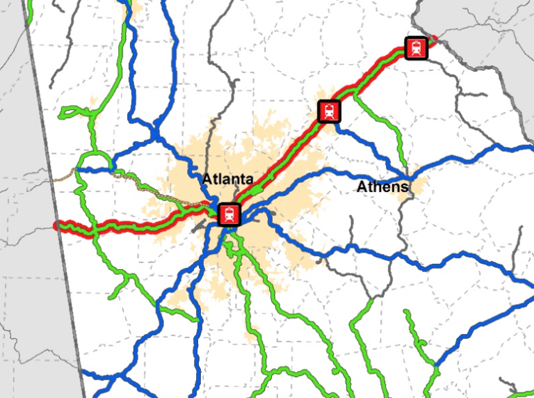 Rail map