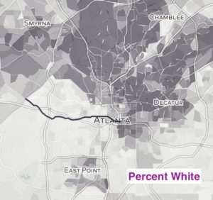 percent white